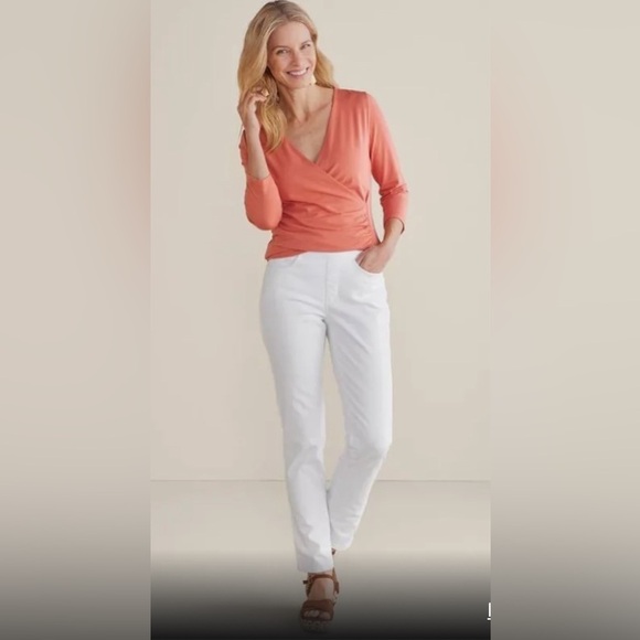 Soft Surroundings Pants - NWT Soft Surroundings The Ultimate Denimpull on Relaxed Jeans Size 3X.